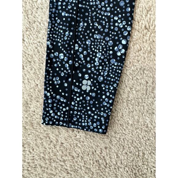 Sweaty Betty Womens XXS Polka Dot Print Leggings Compression cropped workout - Picture 7 of 8